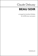 Beau Soir SATB choral sheet music cover
